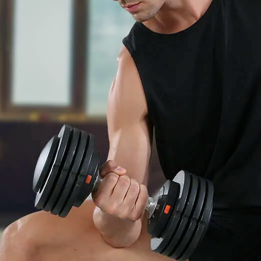 Bicep curl using dumbbell