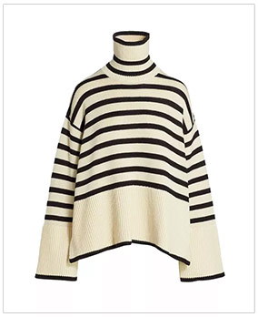 TOTEME Signature Stripe Turtleneck