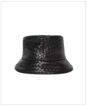 BOTTEGA VENETA Woven Leather Bucket Hat