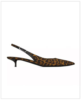 SAINT LAURENT Cherish Slingback Pumps