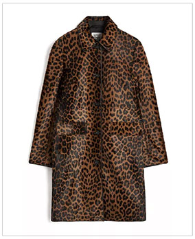 TOTEME Ponyhair Leopard Coat