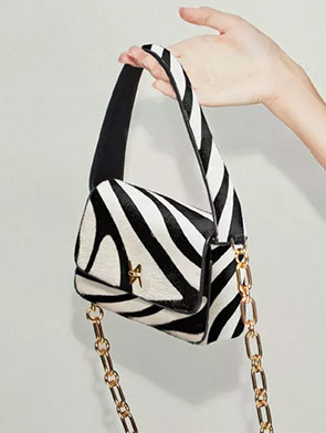 YLIANA YEPEZ lulu hobo bag in zebra