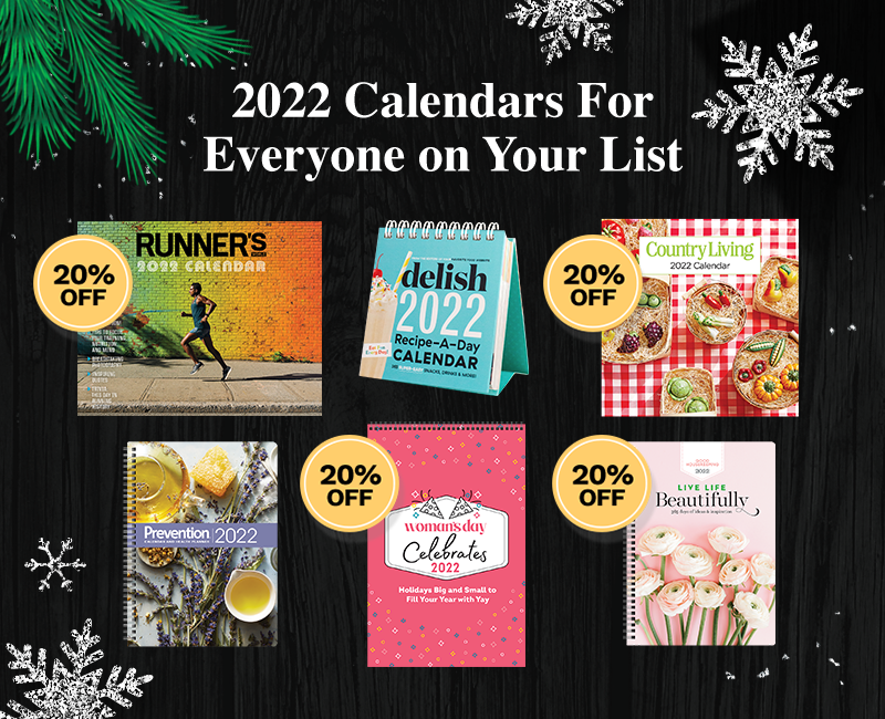 Save 20% on Our 2022 Calendars