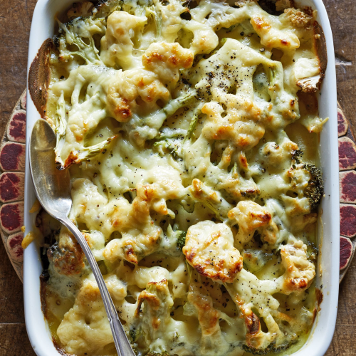 broccoli and cauliflower gratin