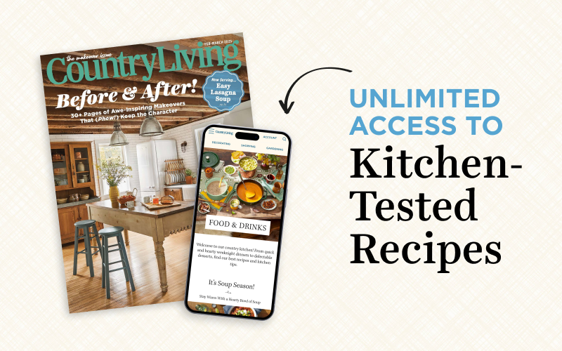 Join Country Living membership for unlimited access to kitchen tested recipes