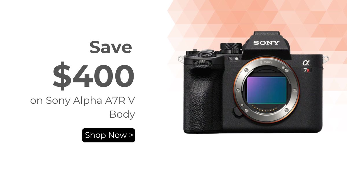 Save $400 on Sony Alpha A7R V Body
