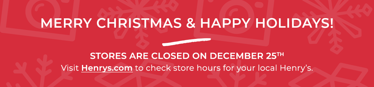 HAPPY HOLIDAYS! Stores closed on Dec.25