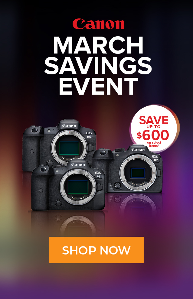 Canon March Savings