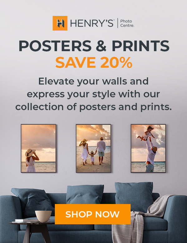 Save 20% off Poster Prints