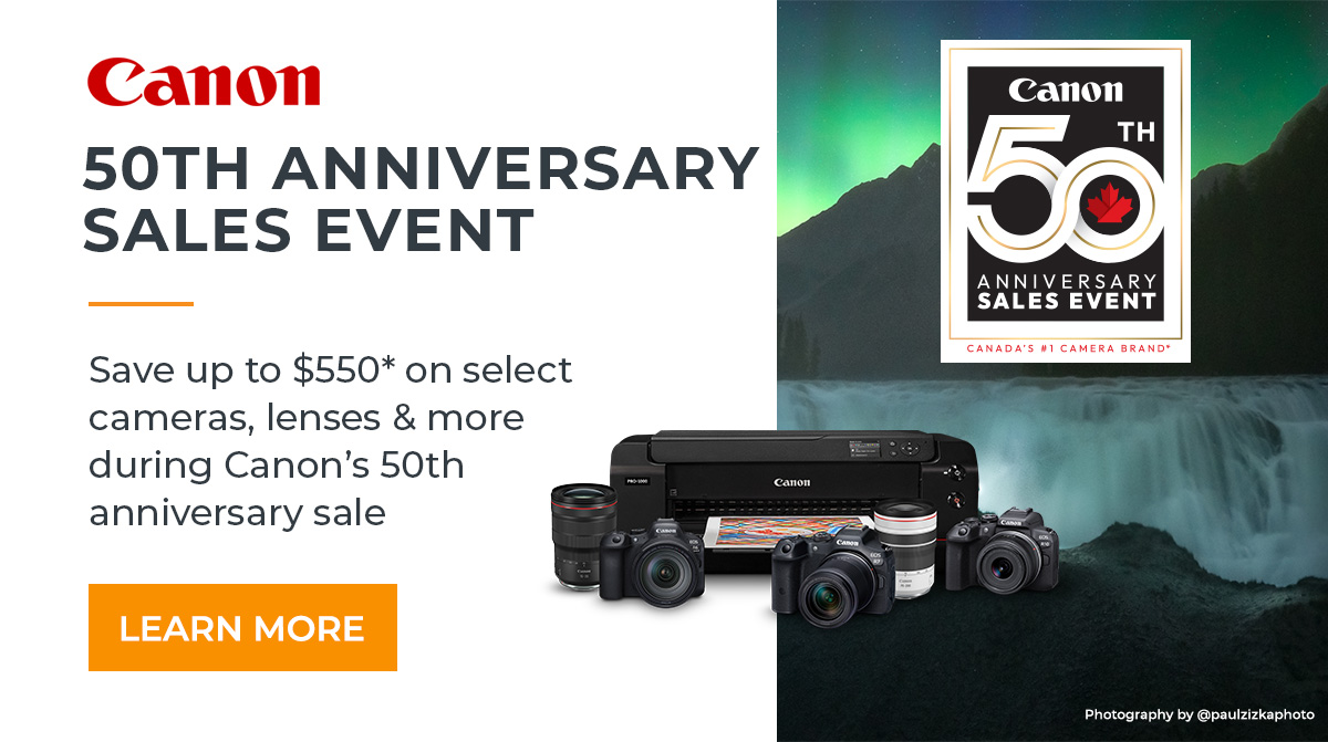 Canon’s 50th Anniversary Sales Event