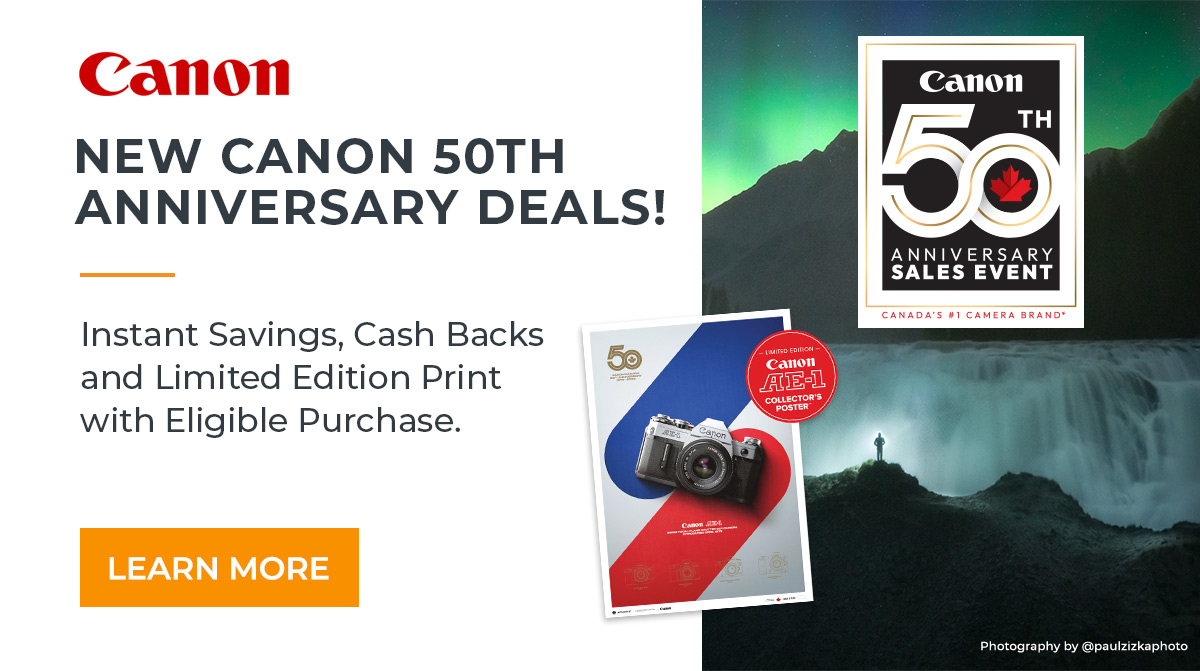 Canon’s 50th Anniversary Sales Event