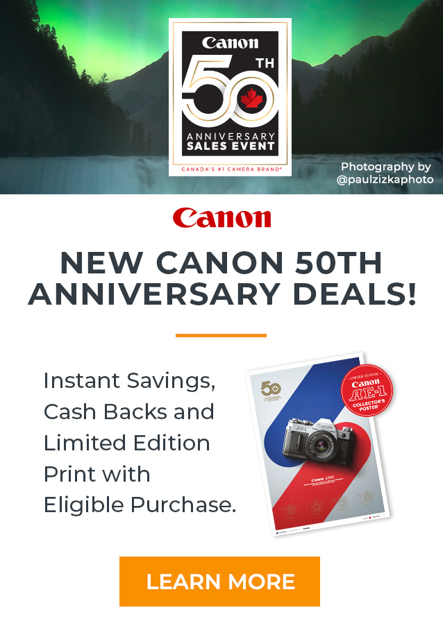 Canon’s 50th Anniversary Sales Event