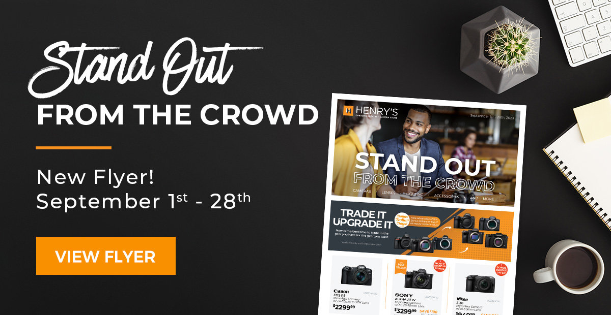 Flyer: Stand Out from the Crowd Sept.1-28