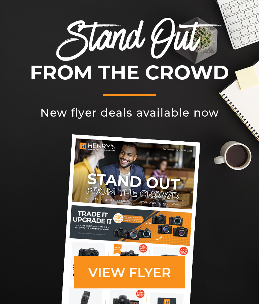 Flyer: Stand Out from the Crowd Sept.1-28