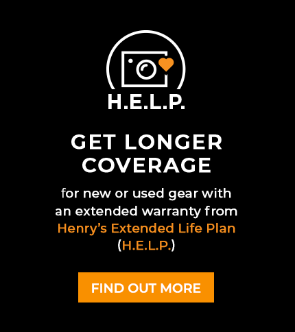 Get longer coverage for new, used, or open box gear with an extended warranty from Henry's Extended Life Plan (HELP)
