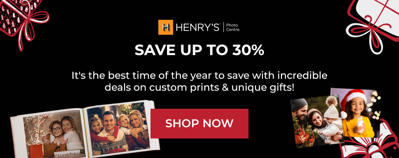 Henry's Photo Centre: Deck the Walls! Save up to 30% off Personalized Wall Decor