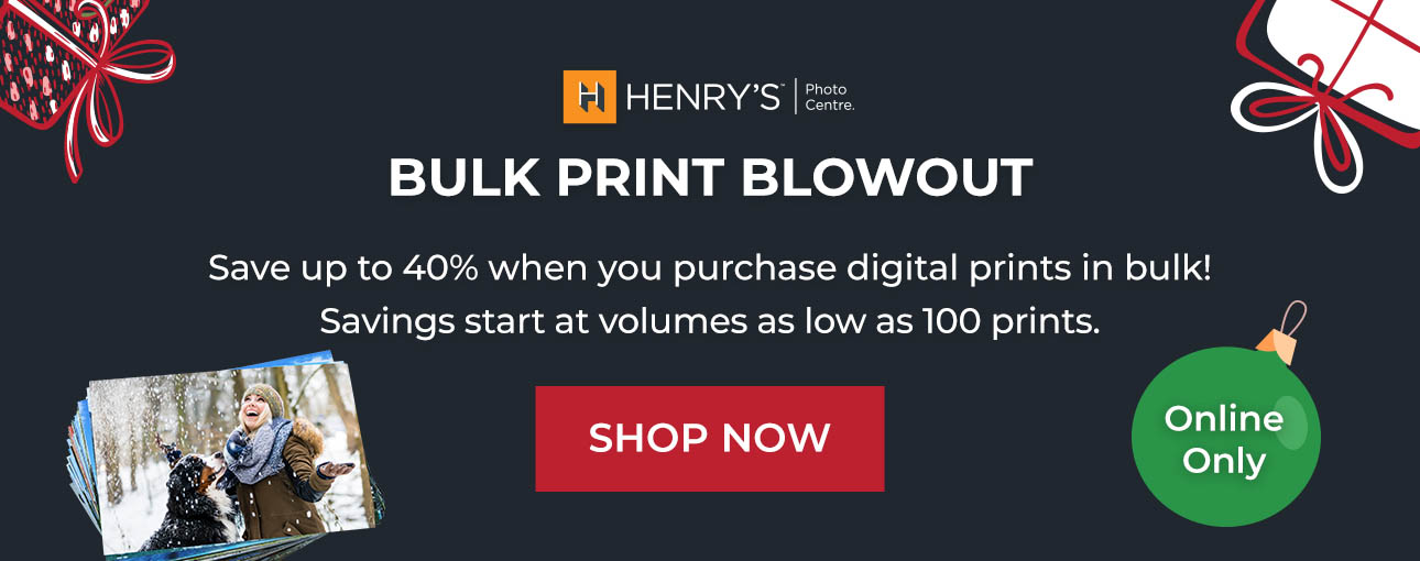 Henry's Photo Centre: Bulk Print Blowout - Save up to 40% off when you buy digital prints in bulk