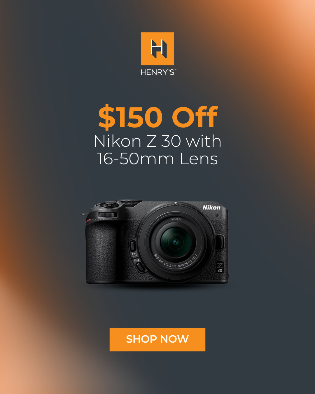 $150 off Nikon Z30 
