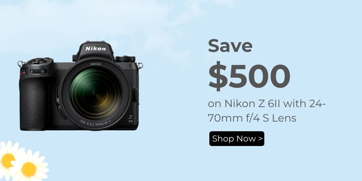 Save $500 on Nikon Z 6II with 24-70mm f/4 S Lens
