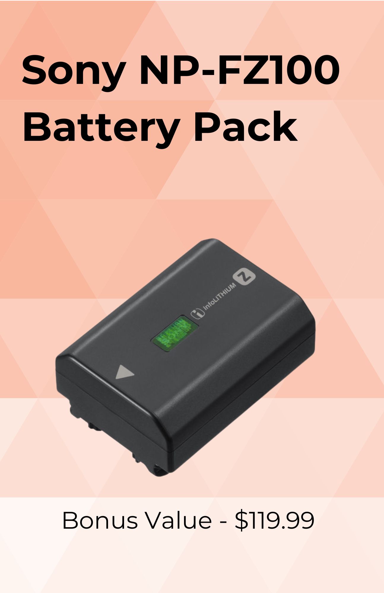 Sony NP-FZ100 Battery Pack