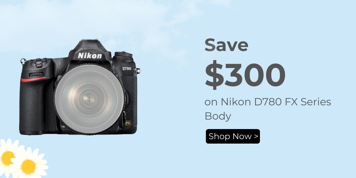 Save $300 on Nikon D780 FX Series Body
