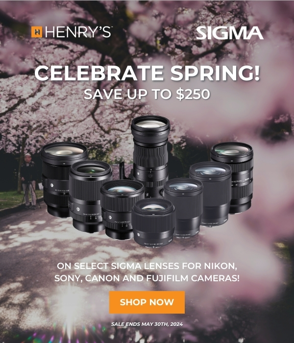 Up to $250 off Select Sigma Lenses 