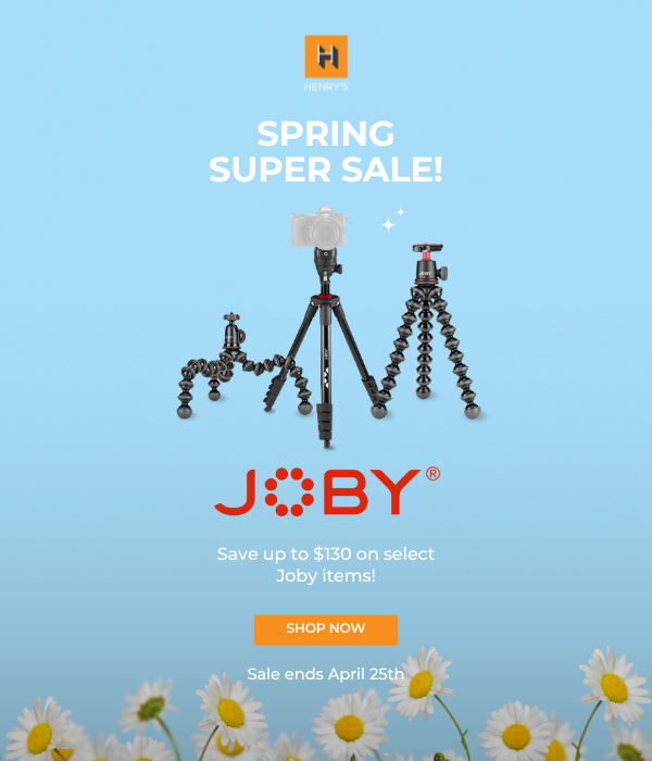 Spring Super Sale on Joby Accessories
