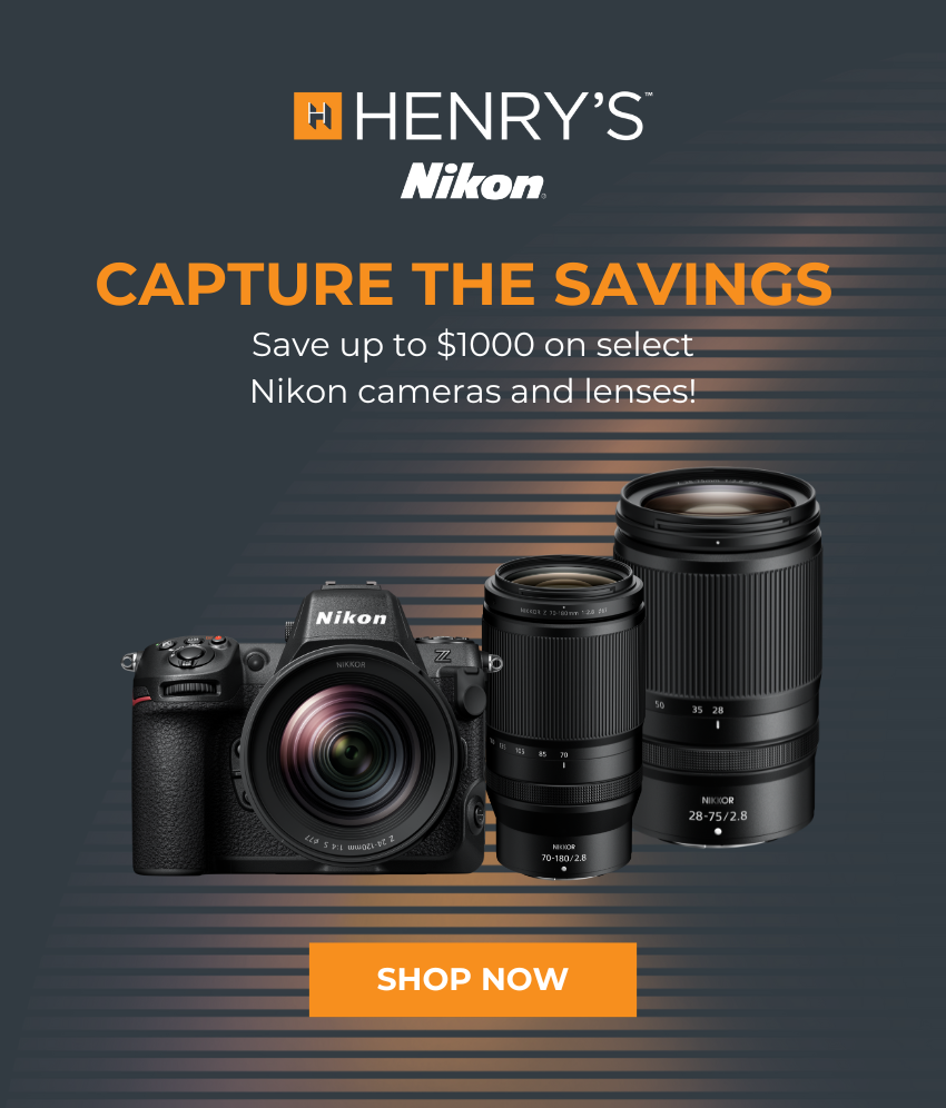 Save up to $1000 during Nikon's Capture Spring Event