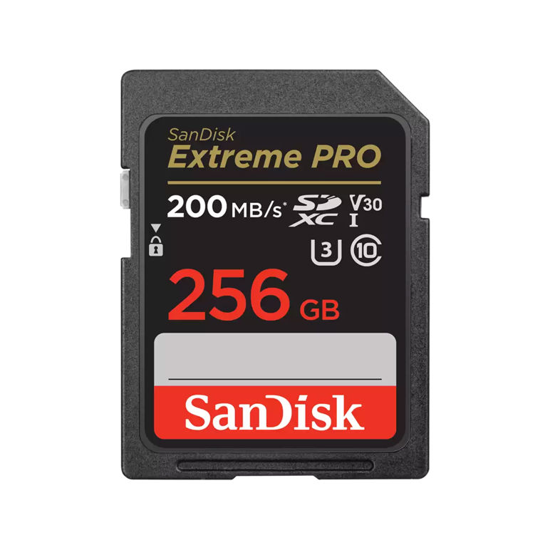 Sandisk Extreme PRO SDXC 256GB 200MB/s UHS-I
