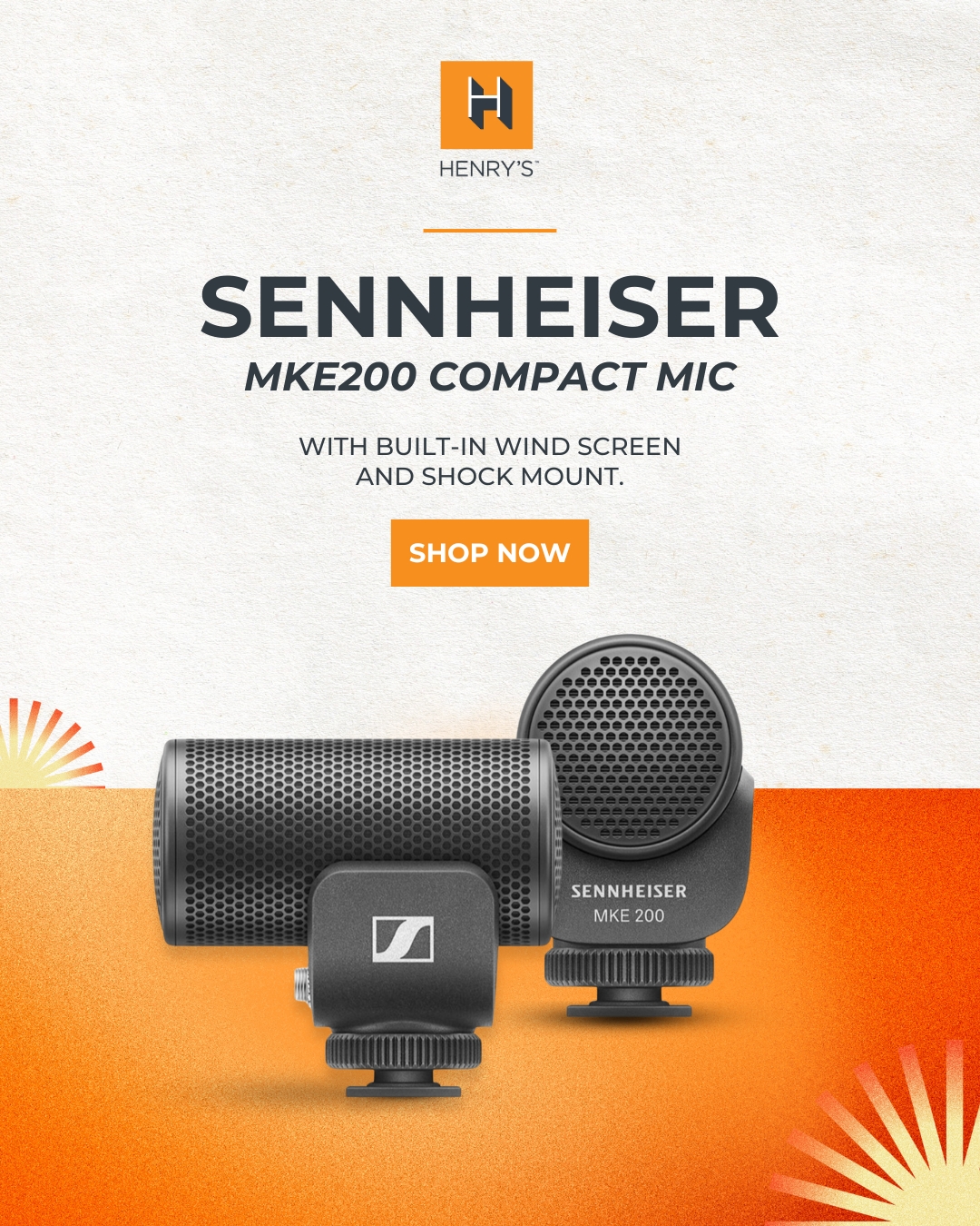 Sennheiser MKE200 Compact Mic