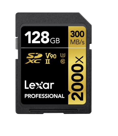Lexar Pro 2000X SD UHS-II 128GB