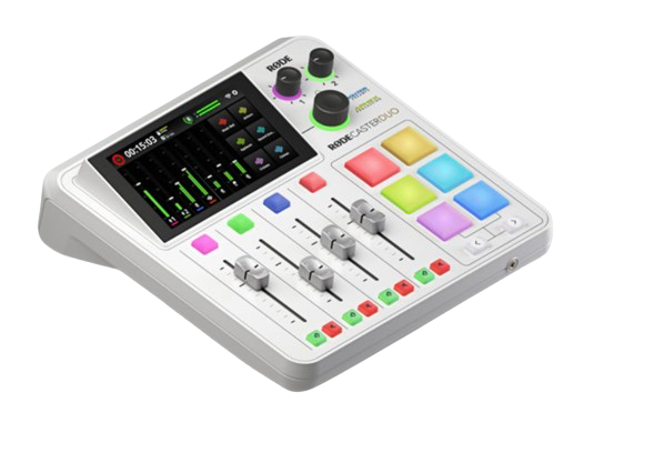 White RODECaster Duo