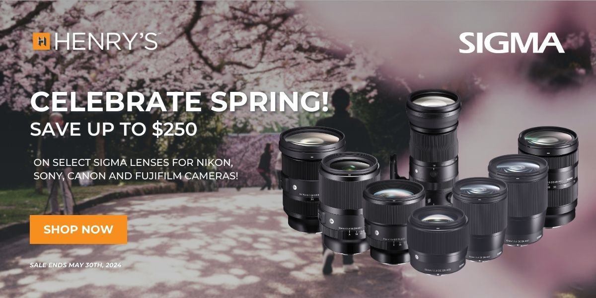 Sigma Celebrate Spring: Save up to $250 off select products.