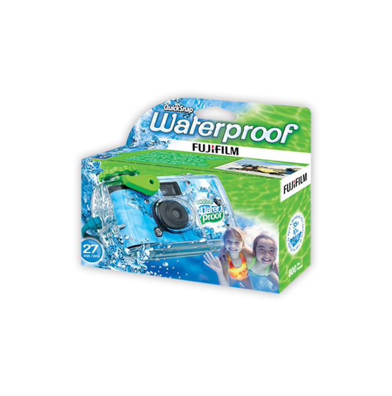 Fujifilm QuickSnap Waterproof Disposable Camera, 800 27Exp