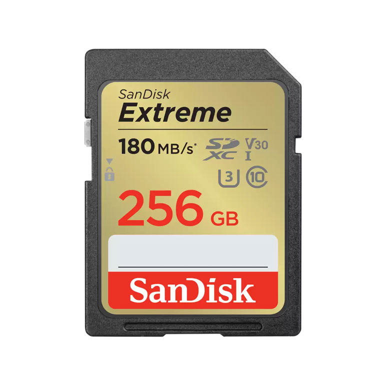 Sandisk Extreme SDXC 256GB 180MB/s UHS-I