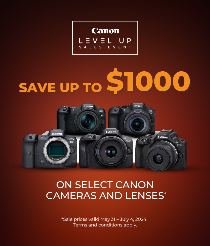 Up to $1000 off Select Canon