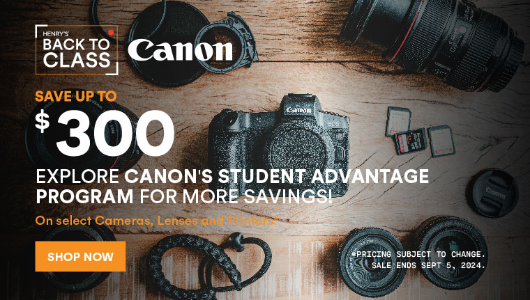 Canon Camera and Lens Deals - Back to Class - Save up to $300