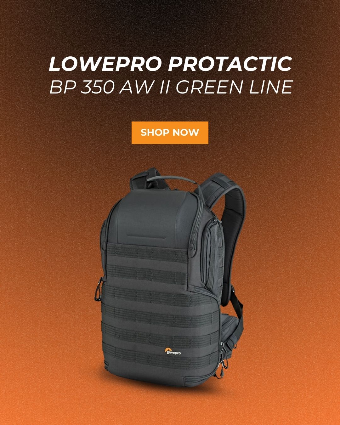 Lowepro protactic BP 350 AW II Green Line