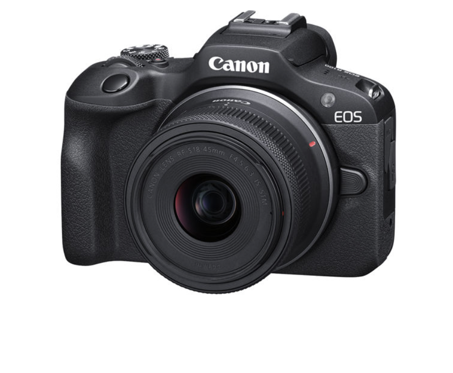Canon EOS R100 with RF-S 18-45mm F4.5-6.3 IS STM Lens