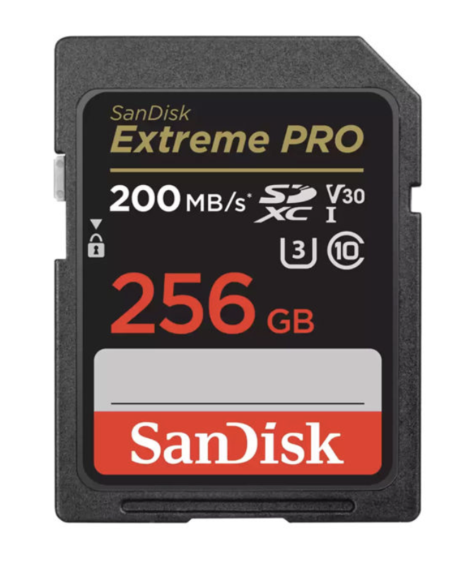 Sandisk Extreme PRO SDXC 256GB 200MB/s UHS-