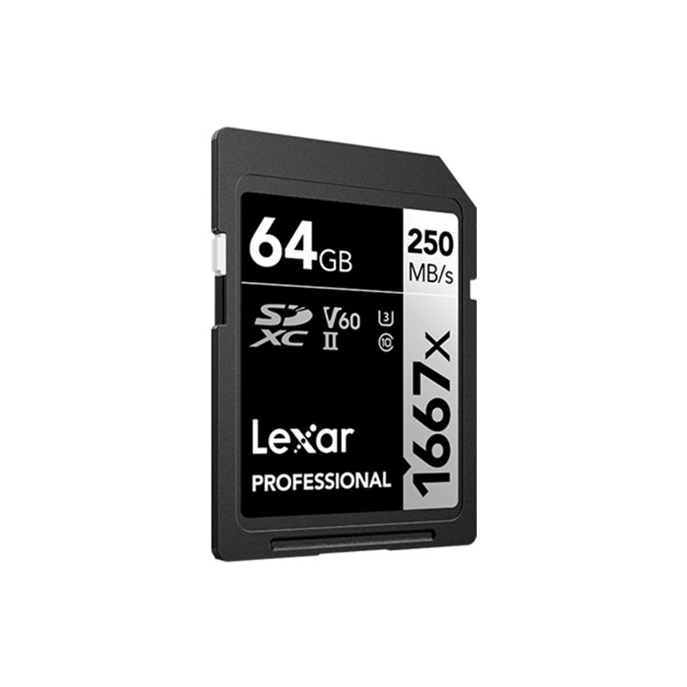 Lexar Pro 64GB 1667X SDXC UHS-II/U3