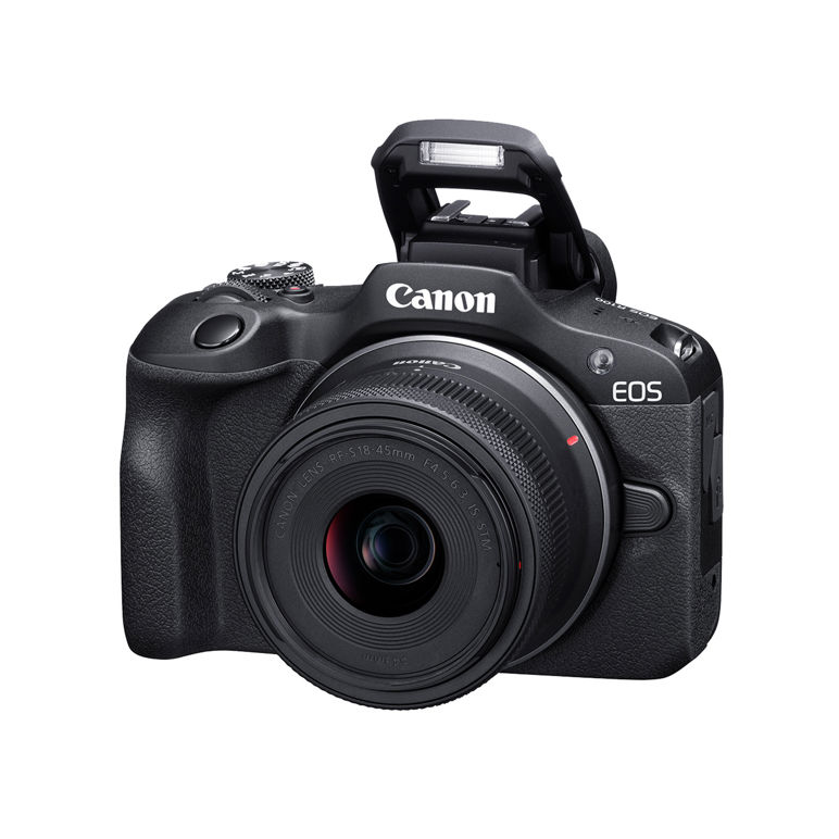 Canon EOS R100 with RF-S 18-45mm F4.5-6.3 IS STM Lens