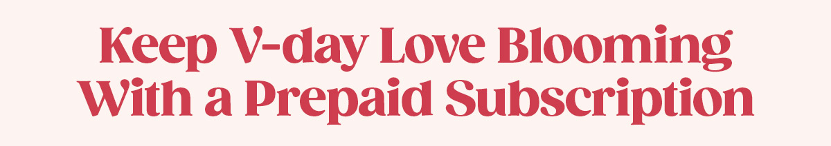 3 month subscription Valentine's roses