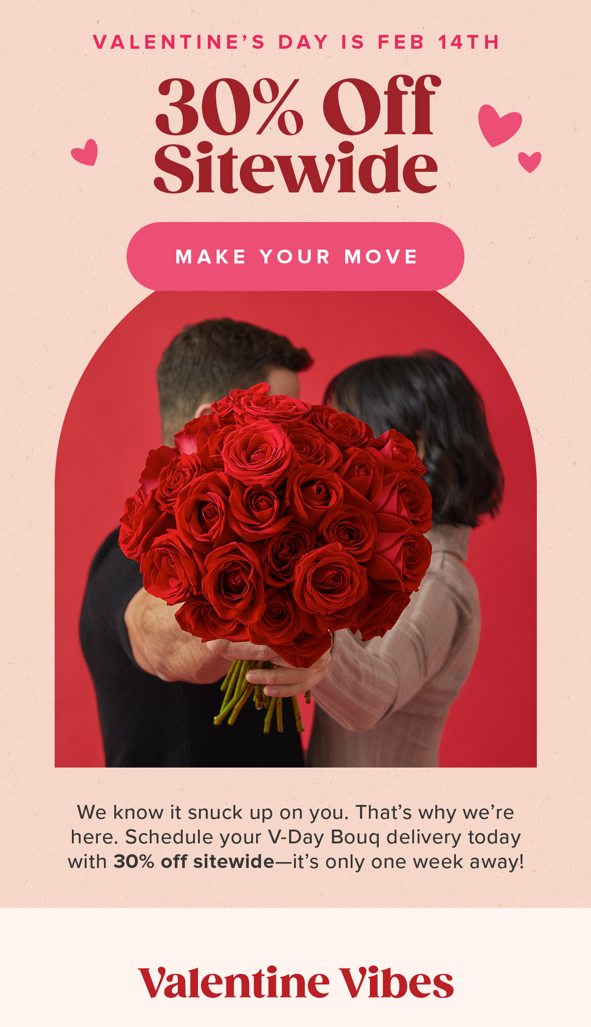 25 percent Off. Use code: BOUQSDAY