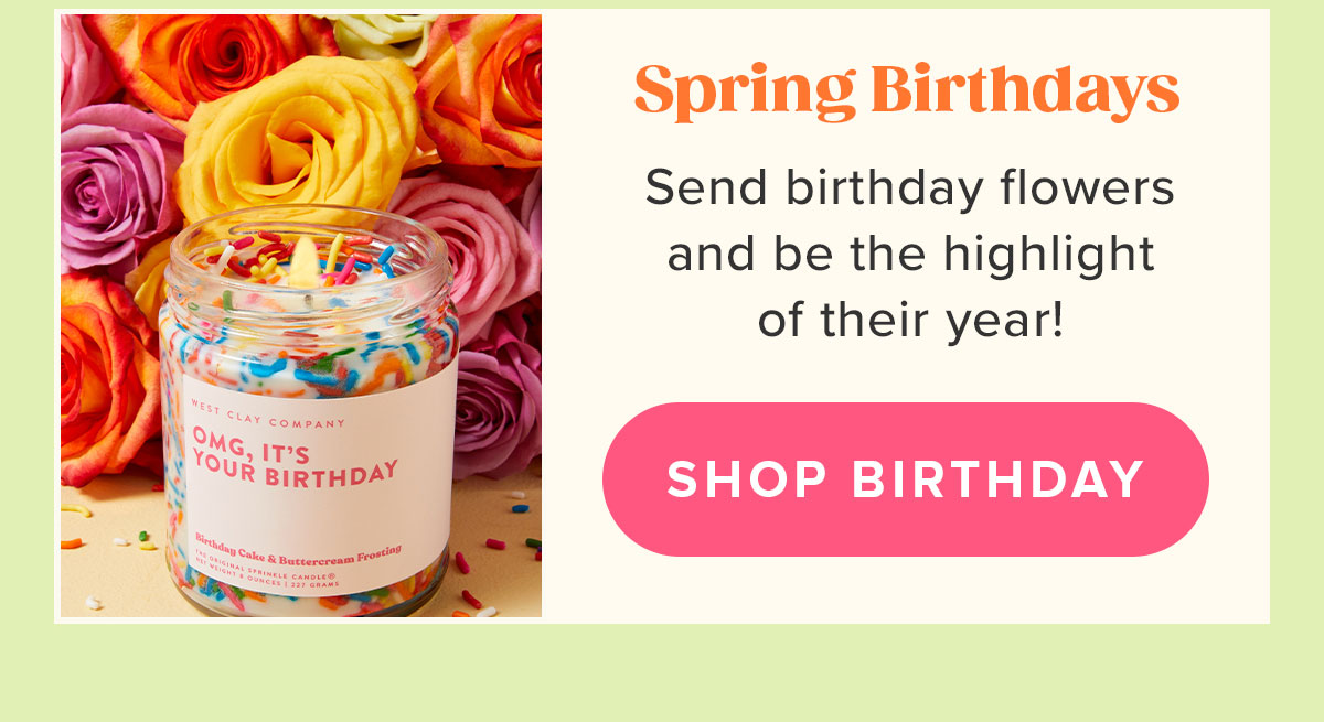 Spring Birthdays