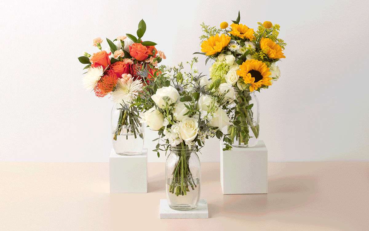 Three Different Bouqs Delivered When You Want