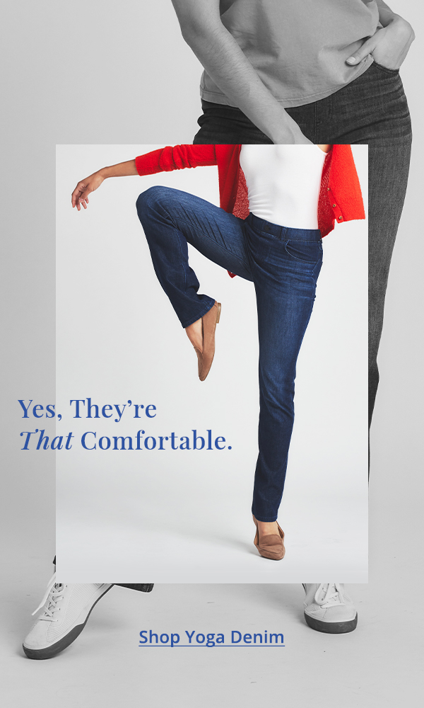 Shop Betabrand Yoga Denim. Use code NEW20 for 20% off, today only!