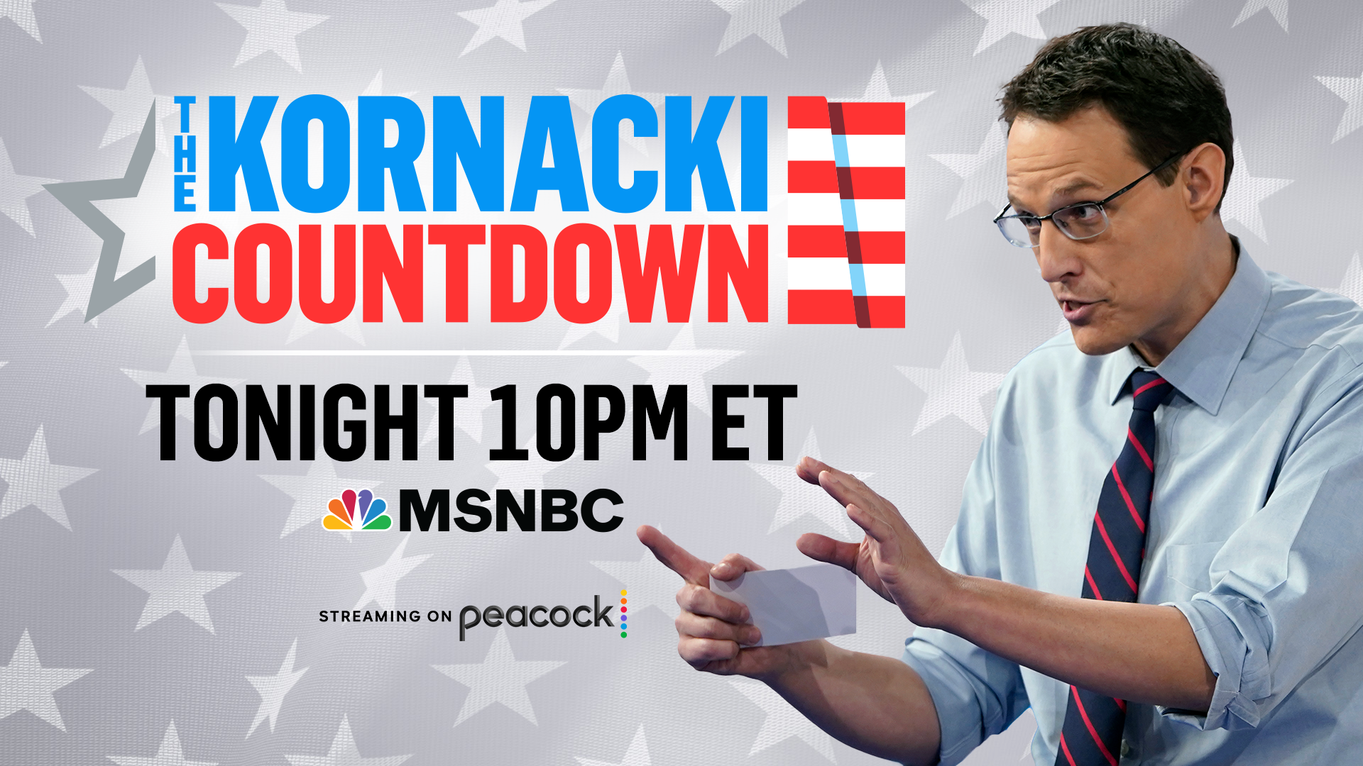 A graphic of Steve Kornacki