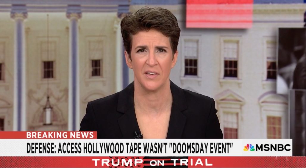 A screengrab of Maddow