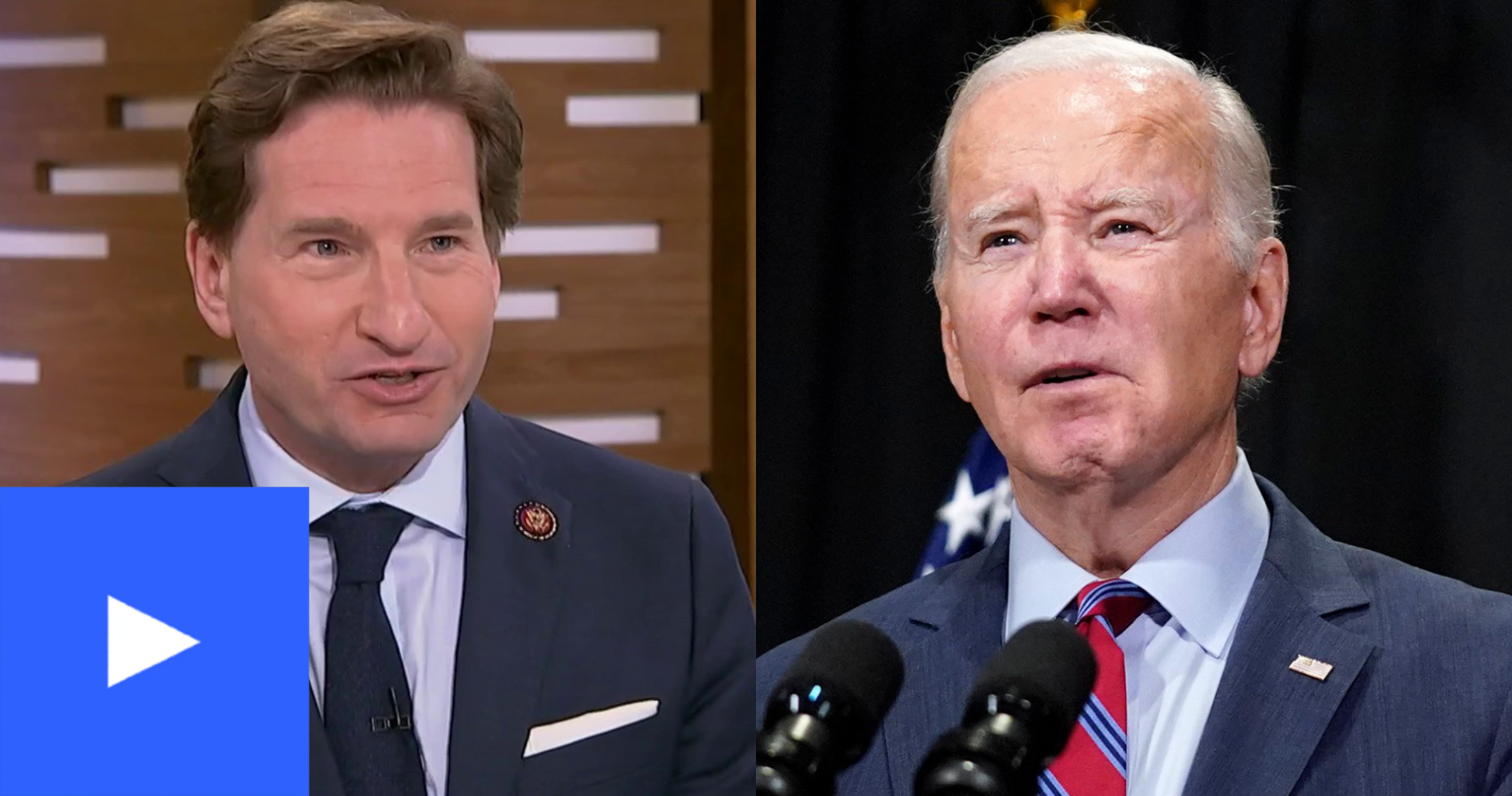 Dean Phillips and Joe Biden